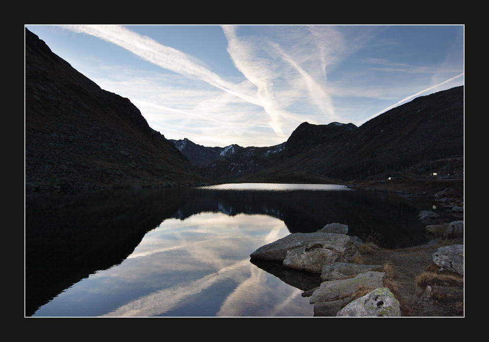 Tagesanbruch am Flüela-Pass