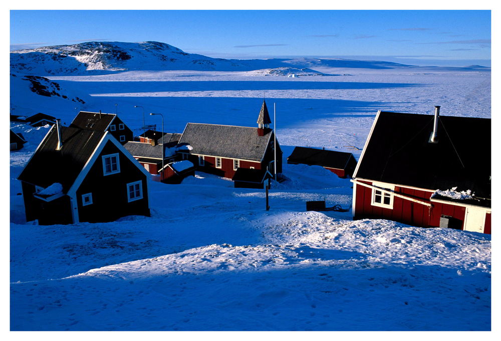 Tagesanbruch am Scoresbysund