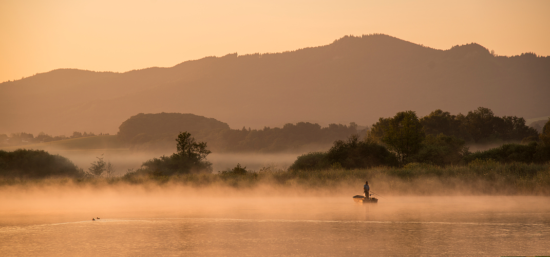 Tagesanbruch am Wallersee