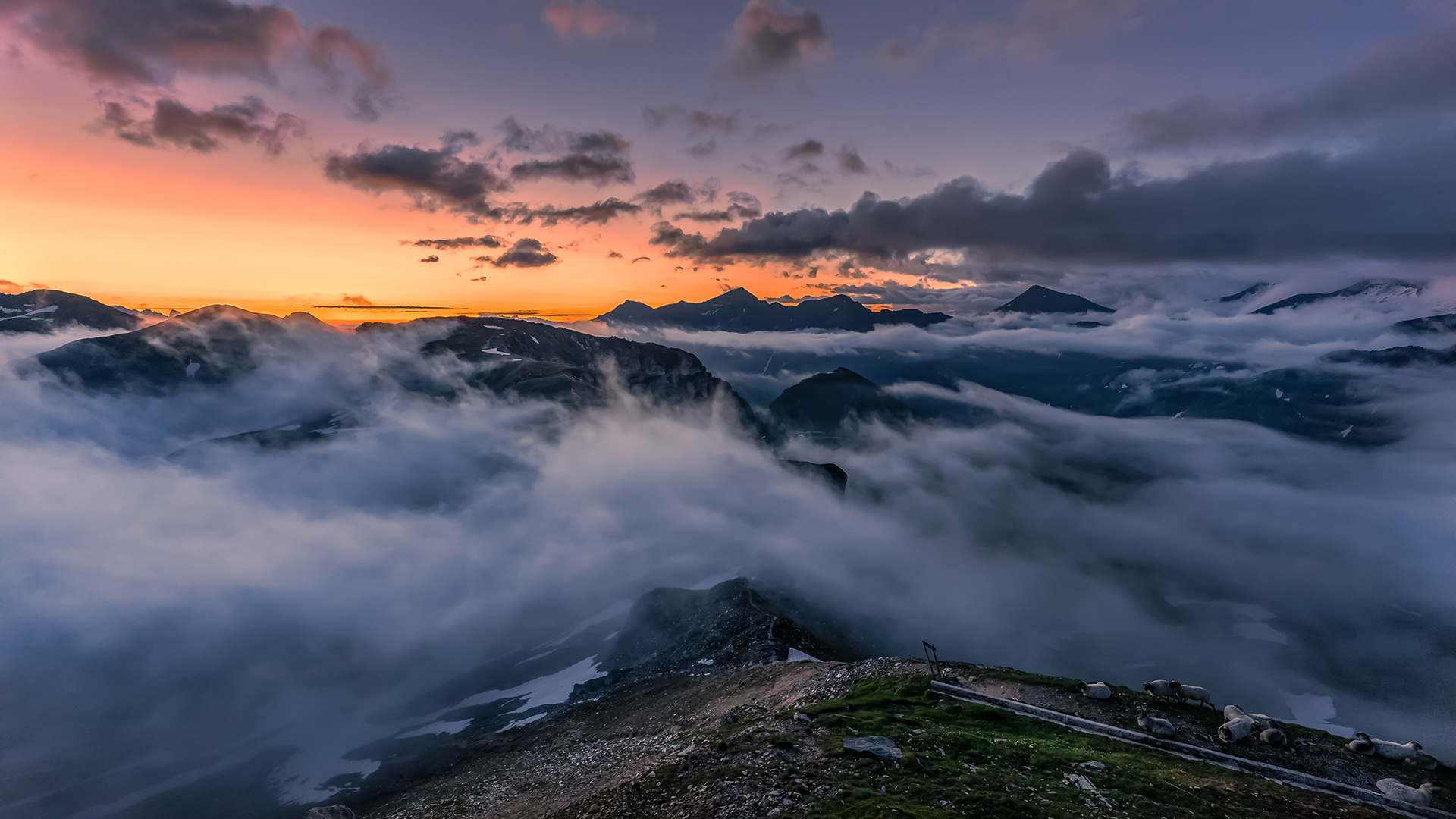 Tagesanbruch auf 2700m