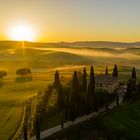 Tagesanbruch im Val d'Orcia