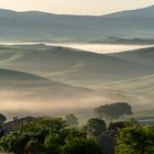 Tagesanbruch im Val d'Orcia