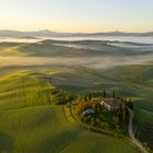 Tagesanbruch im Val d'Orcia