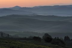 *Tagesanbruch im Val d´Orcia*