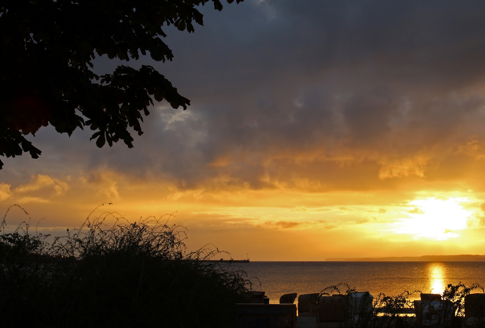 Tagesanbruch in Eckernförde ...