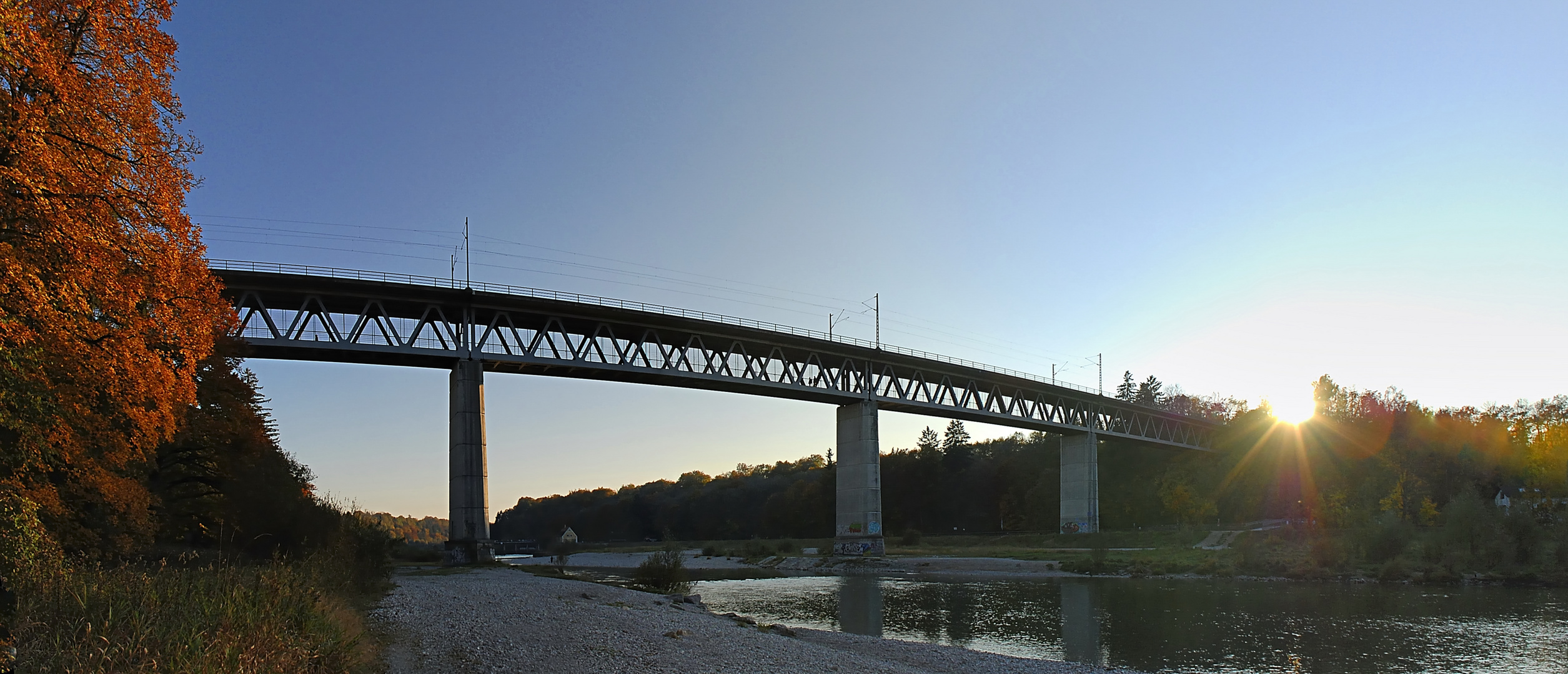 Tagesausklang an der Isar