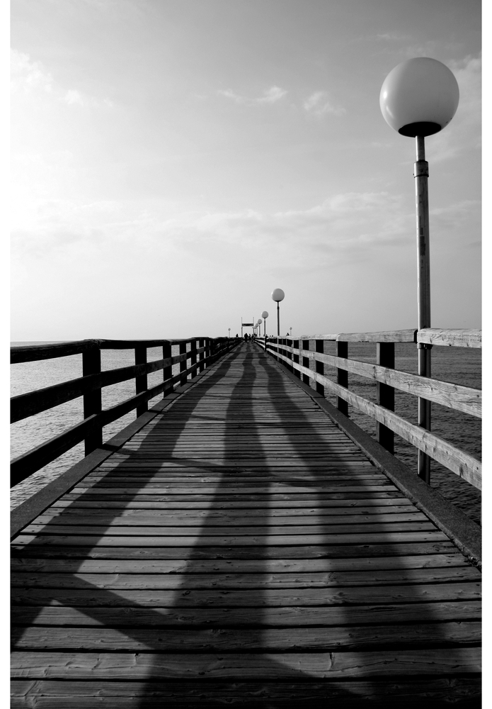 Tagesausklang an der Seebrücke....