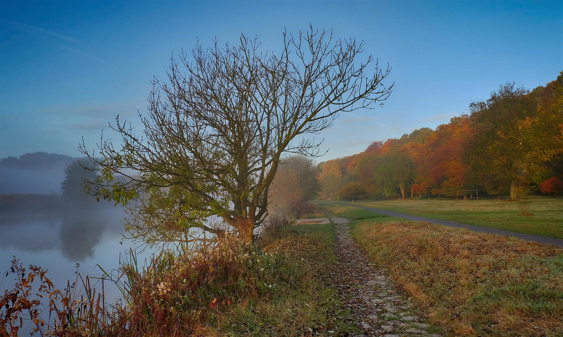 Tagesbeginn an der Ruhr