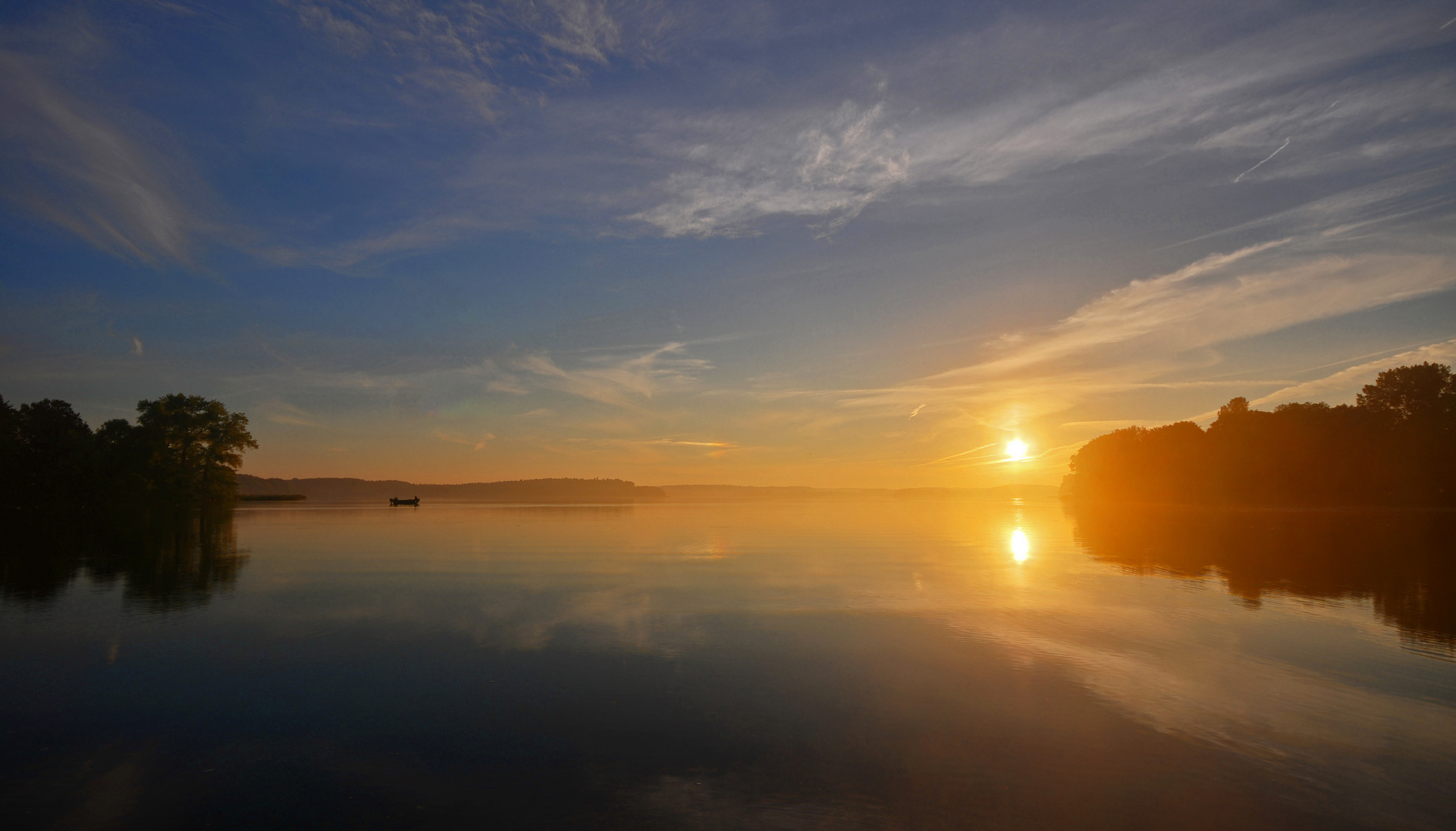 Tagesende am Kellersee