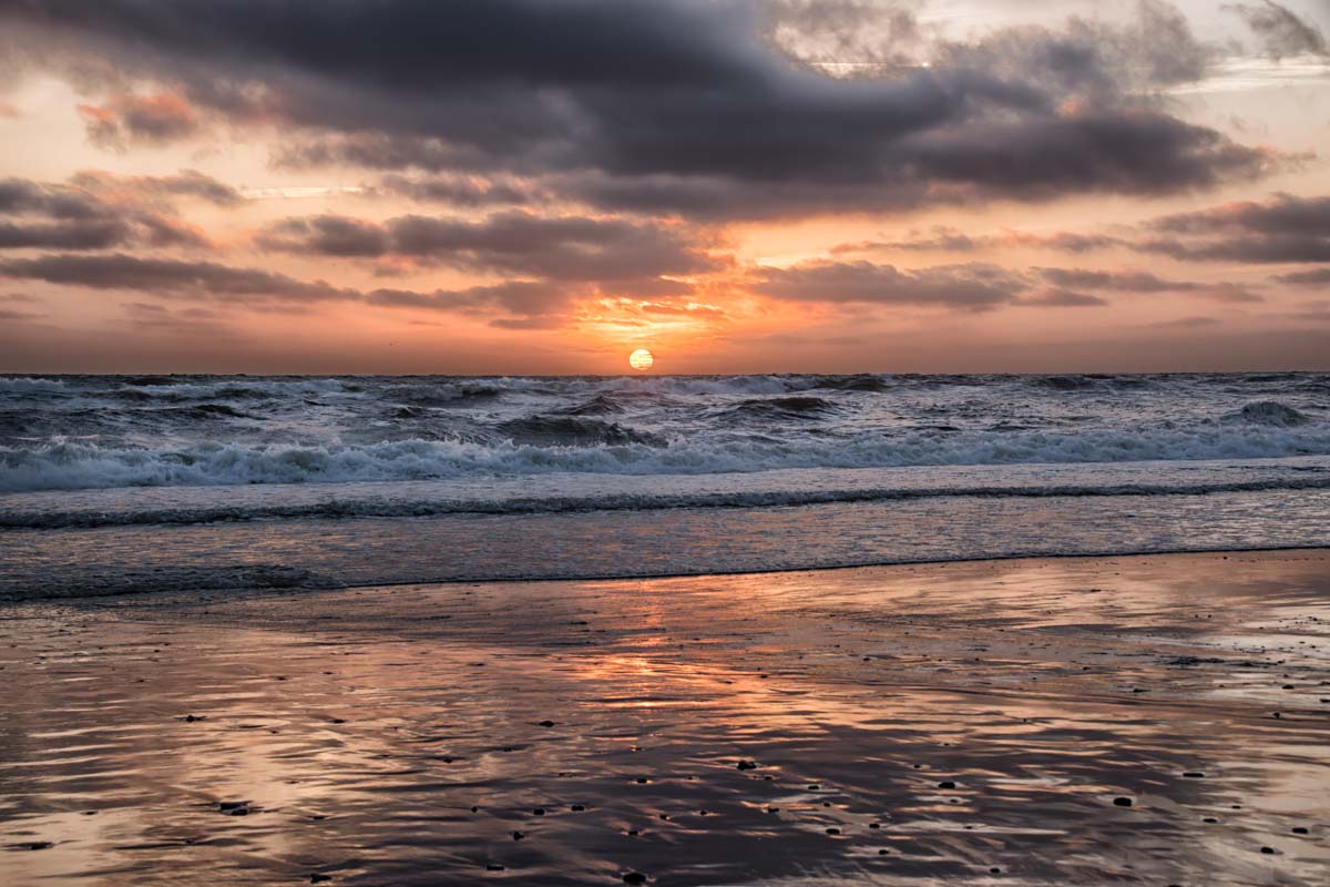 Tagesende  am Strand 