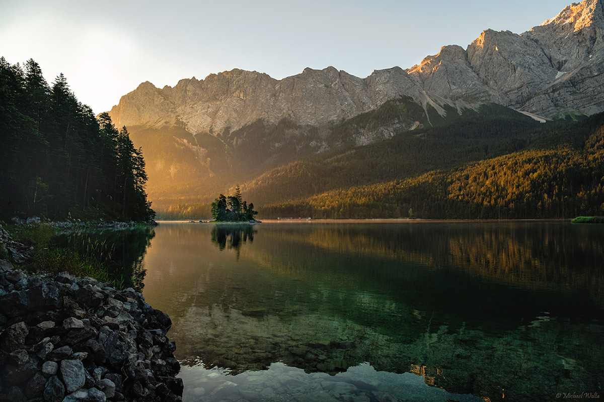 Tageserwachen am Eibsee