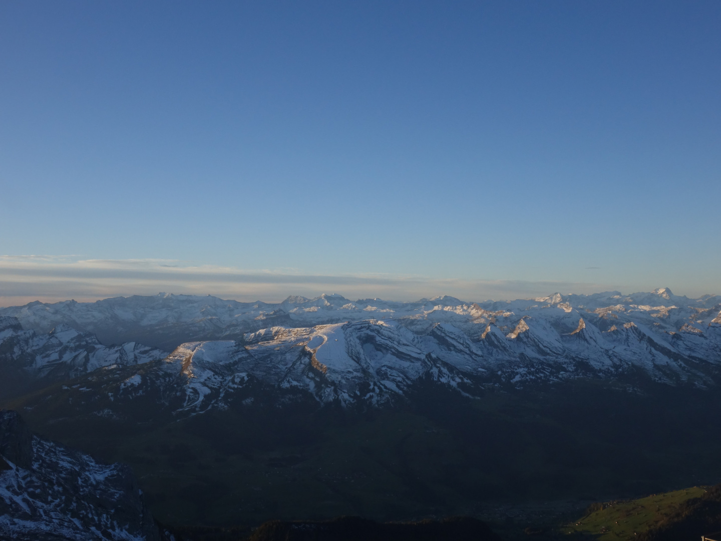 Tageserwachen auf dem Säntis