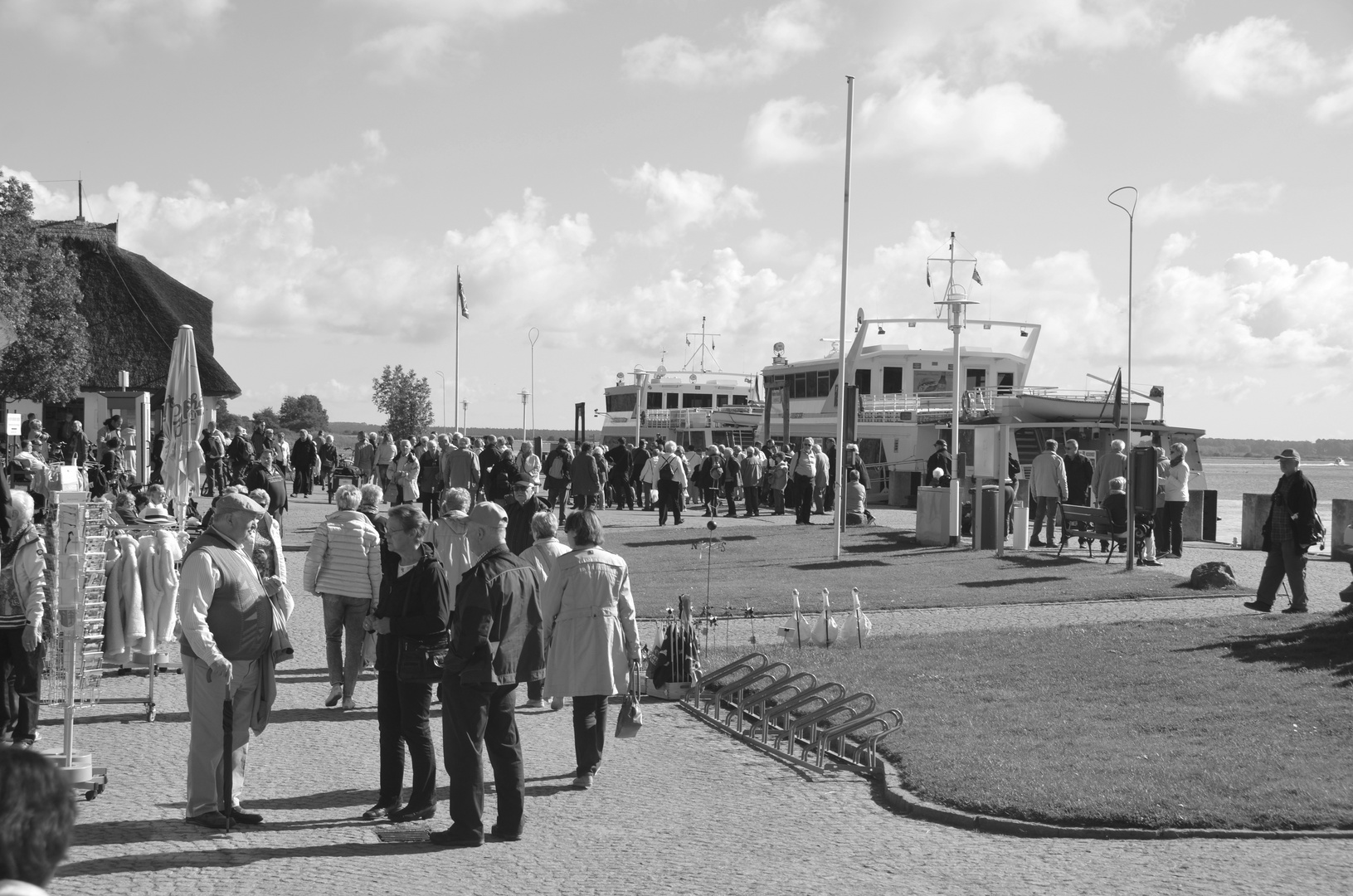 Tagestouristen Hiddensee