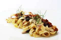 Tagliatelle con alici olive di Gaeta e 'nduja