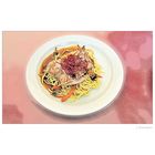 - Tagliatelle mit gebratenem Lachs -