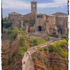 Taglio stretto su Civita di Bagnoregio