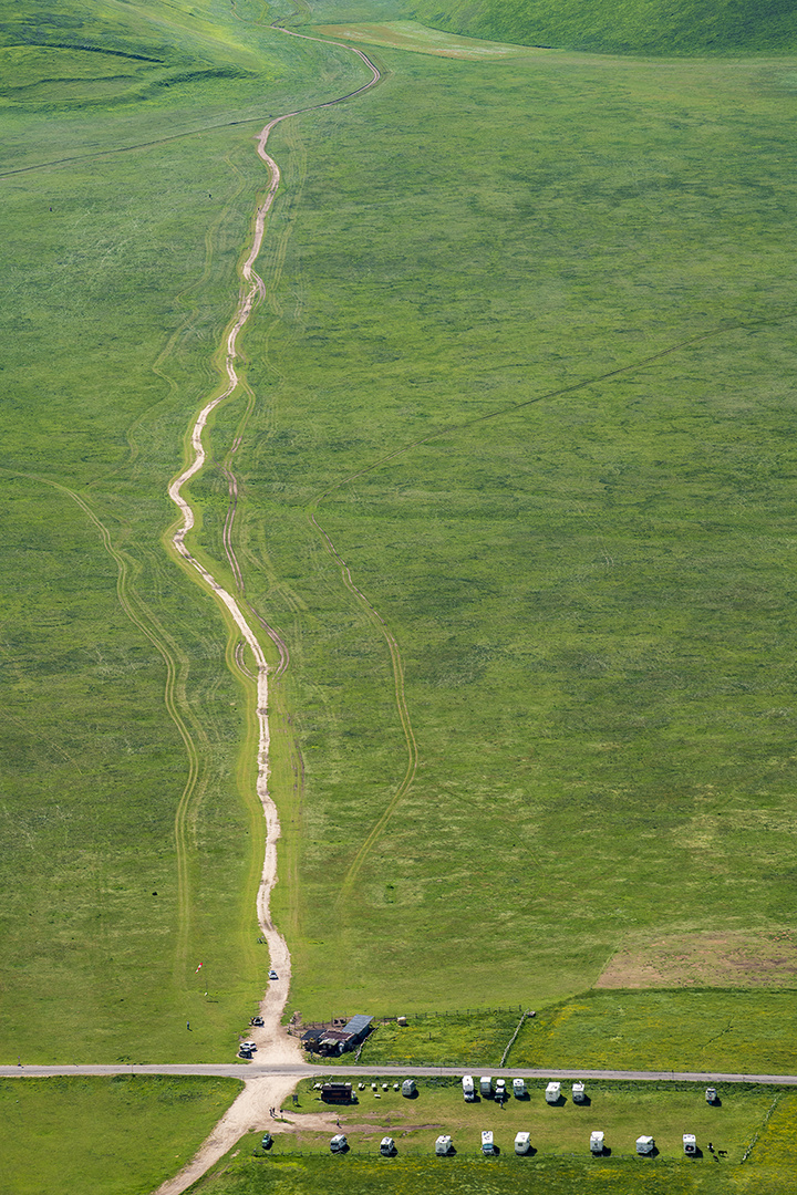 Taglio verticale al Pian Grande