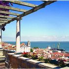 Tagus river - Old Lisbon (S. Luzia belvedere)