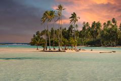 Tahiti Ozeanien Hochzeitsinsel - Motu Tahaa