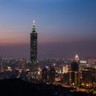 Taipei City Skyline vom Elephant Mountain