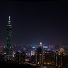 Taipei Skyline bei Nacht