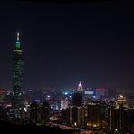 Taipei Skyline bei Nacht