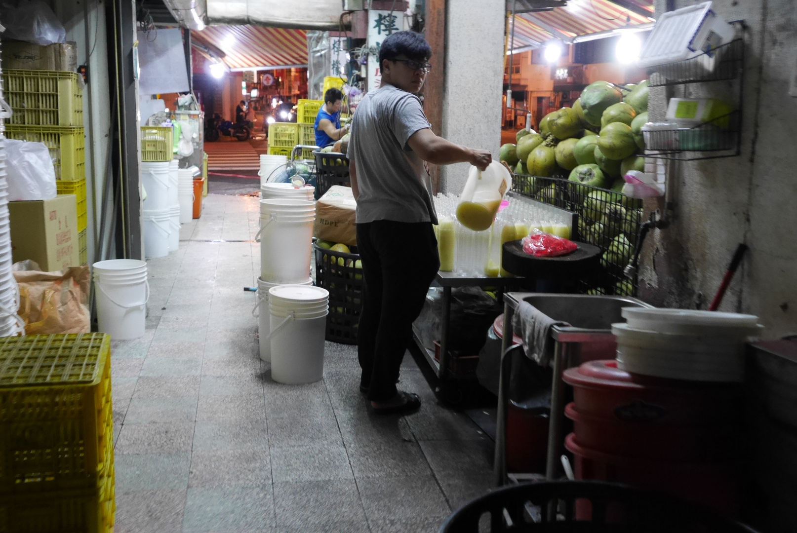 Taiwan Tainan night walk