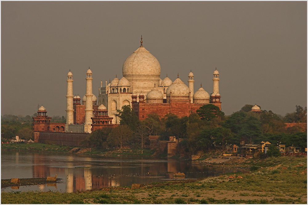 Taj Mahal Abendstimmung