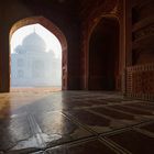 Taj Mahal am frühen Morgen