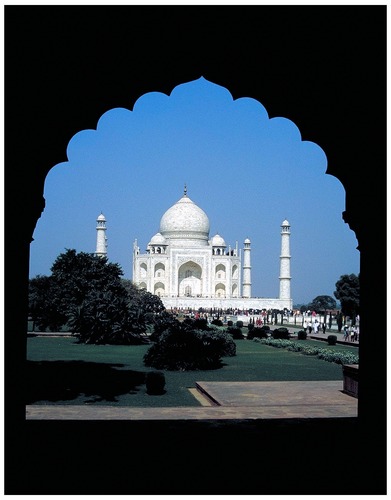 Taj Mahal am Nachmittag