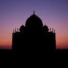 Taj Mahal am späten Abend
