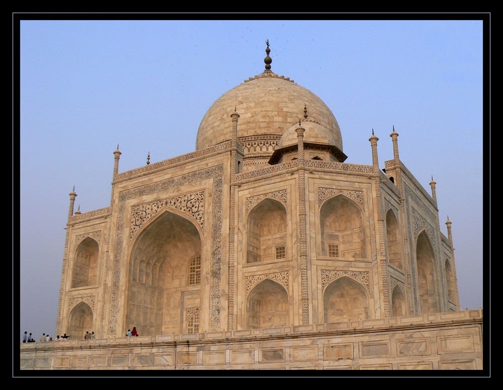 TAJ MAHAL au couchant