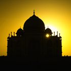 Taj Mahal black&gold