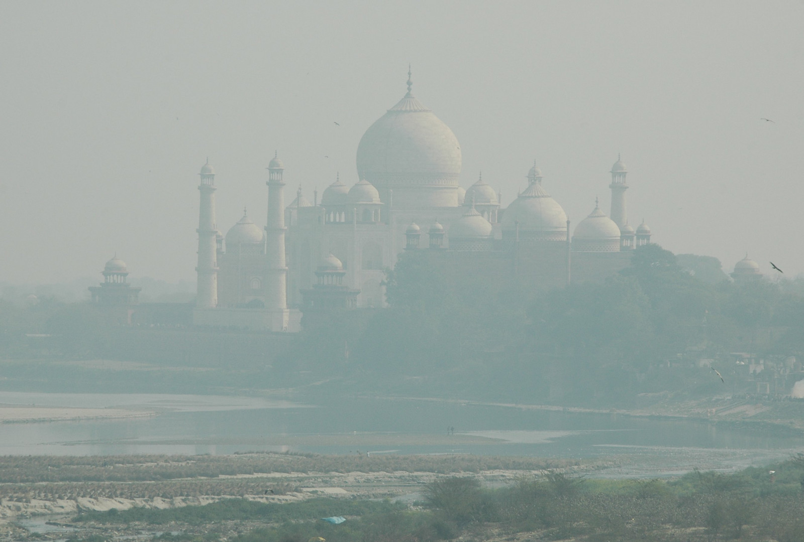 Taj Mahal from a distance