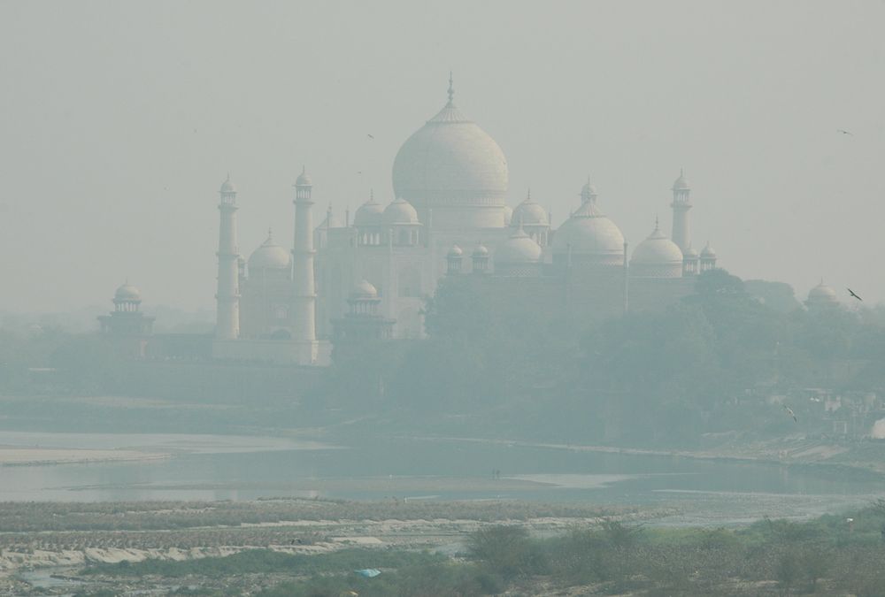 Taj Mahal from a distance