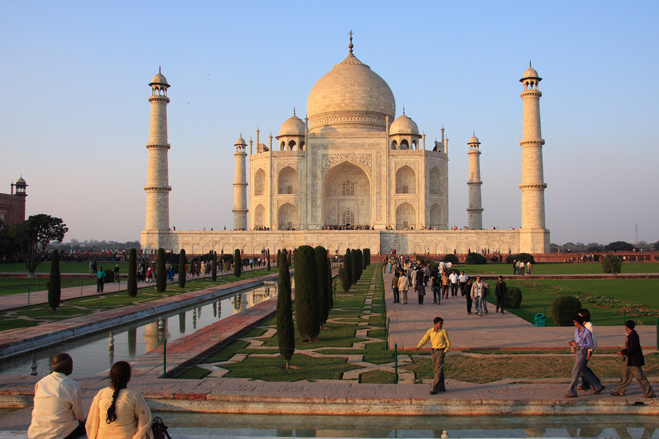 Taj Mahal im Abendlicht