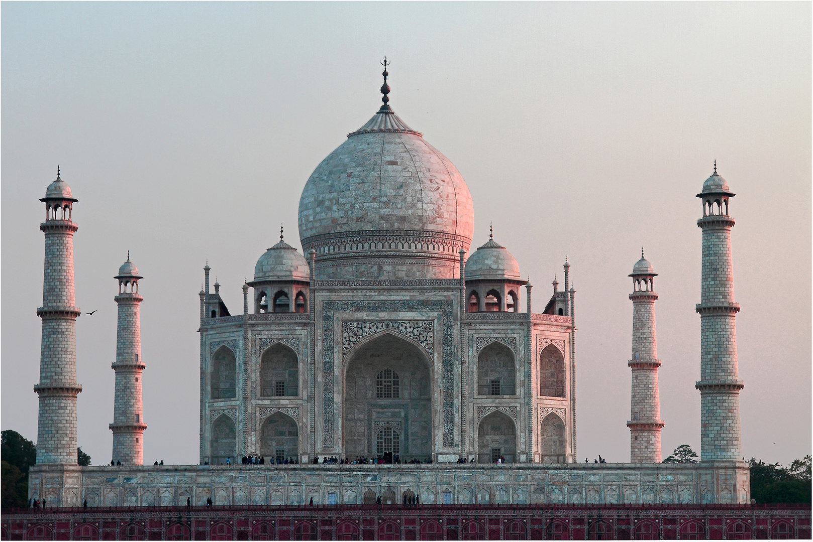 Taj Mahal im letzten Licht