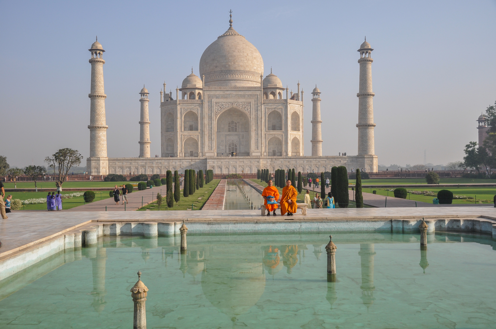 Taj Mahal im Morgenlicht