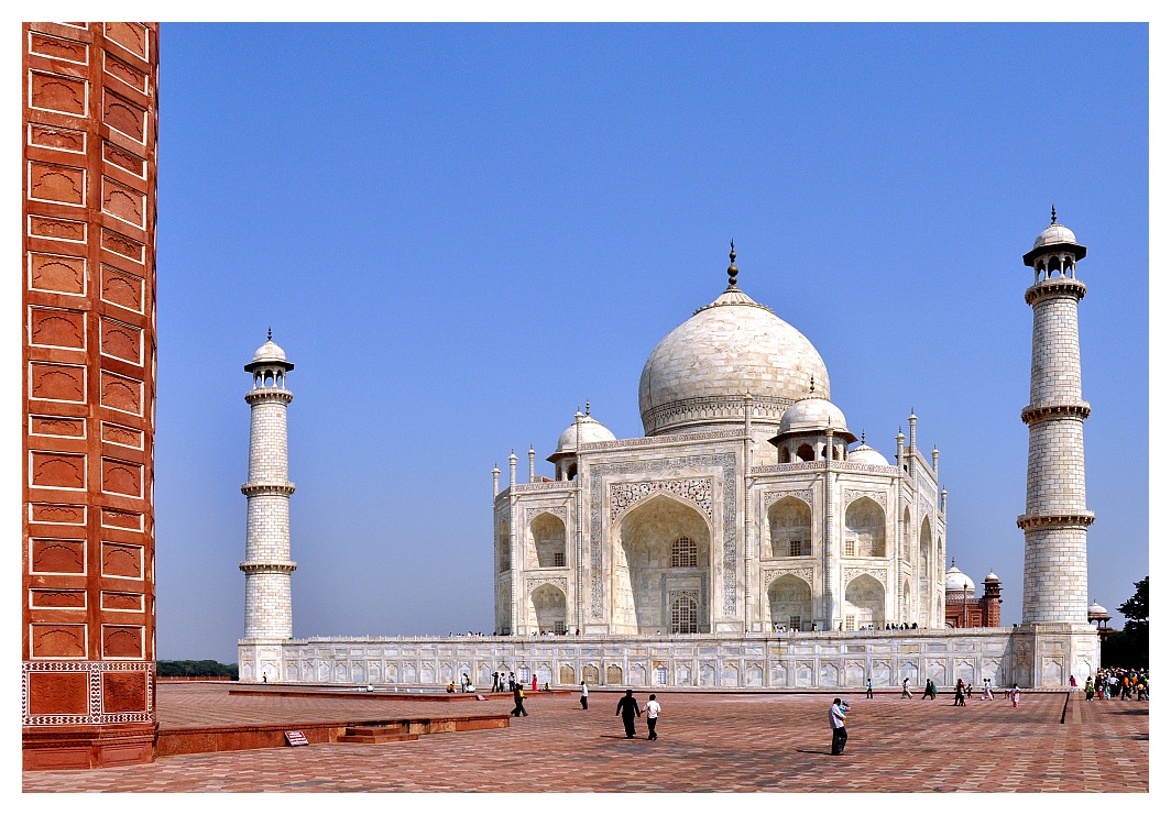 taj mahal, linke seite