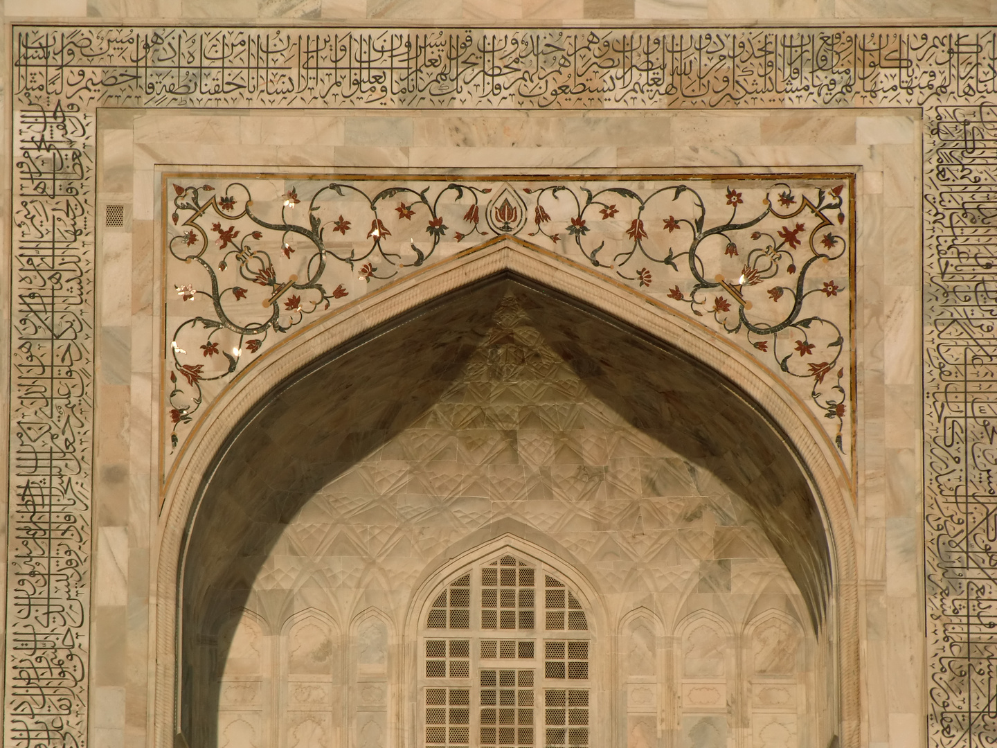 Taj Mahal - marble architecture