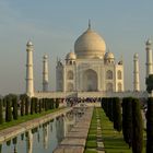 Taj Mahal mit Garten