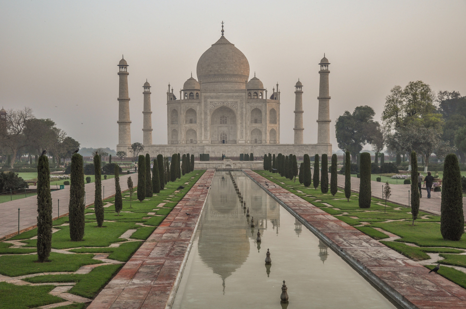 Taj Mahal morgens um 06:30 Uhr