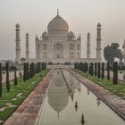 Taj Mahal morgens um 06:30 Uhr