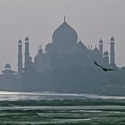 Taj Mahal over River Jamuna