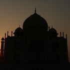 Taj mahal- sunset