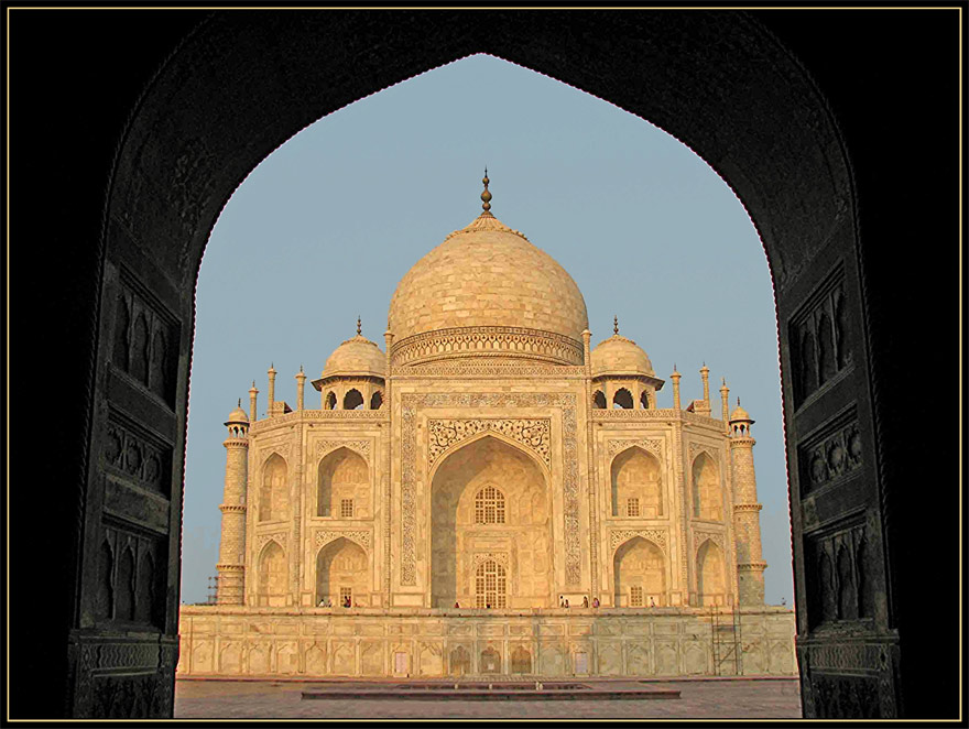 Taj Mahal Symmetrie