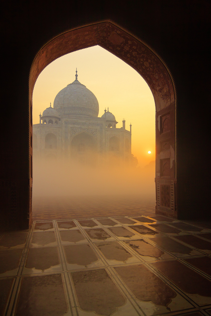 Taj Mahal - View from the mosque
