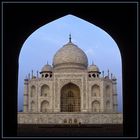 Taj Mahal von der Seite