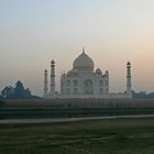 Taj Mahal vor dem Sonnenuntergang