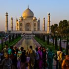 Taj Mahal vor Sonnenuntergang